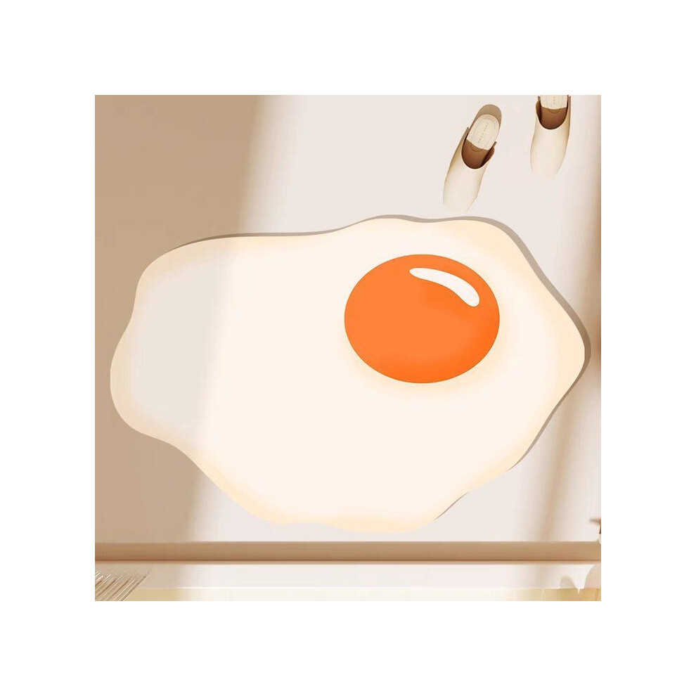 (fried egg, 50X80cm 19.7x31.5in) Special-shaped bread bathroom floor mat, bathroom quick-drying non-slip small carpet, diatom mud absorbent mat