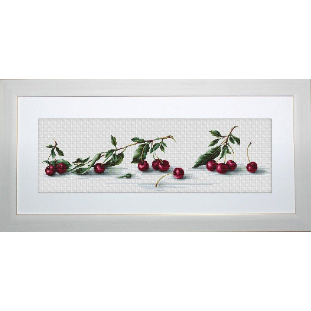 Lucas Luca-S Cherries Counted Cross Stitch Kit Pack Of 1