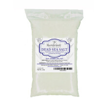 RESURREcTIONbeauty 100 % reines Salz aus dem Toten Meer, Badesalz in Gro  packung f  r Home Spa & Salzpeelingbad & Fu  bad, 2 lb