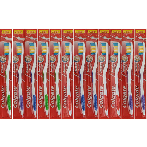 Colgate Colgate Premier Clean Bi-Level Borsten Zahnb   rste fest 12 St   ck