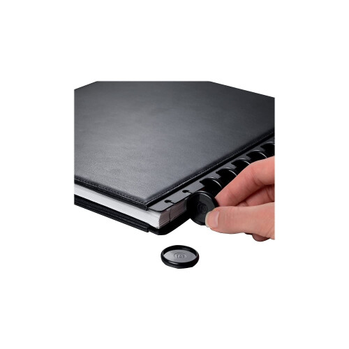 Staples Staples 923050 Σύστημα Arc Δακτύλιοι Notebook 1-ιντσας Μαύρο 12/Pack (20773) 2