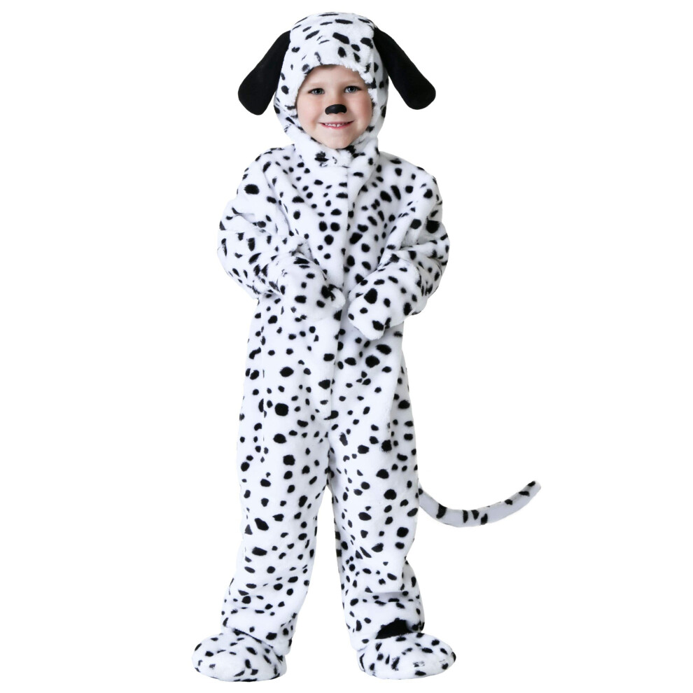 Photos - Fancy Dress Toddler Dalmatian Costume Spotted Puppy Dog Onesie for Kids 2T FUN2671TD
