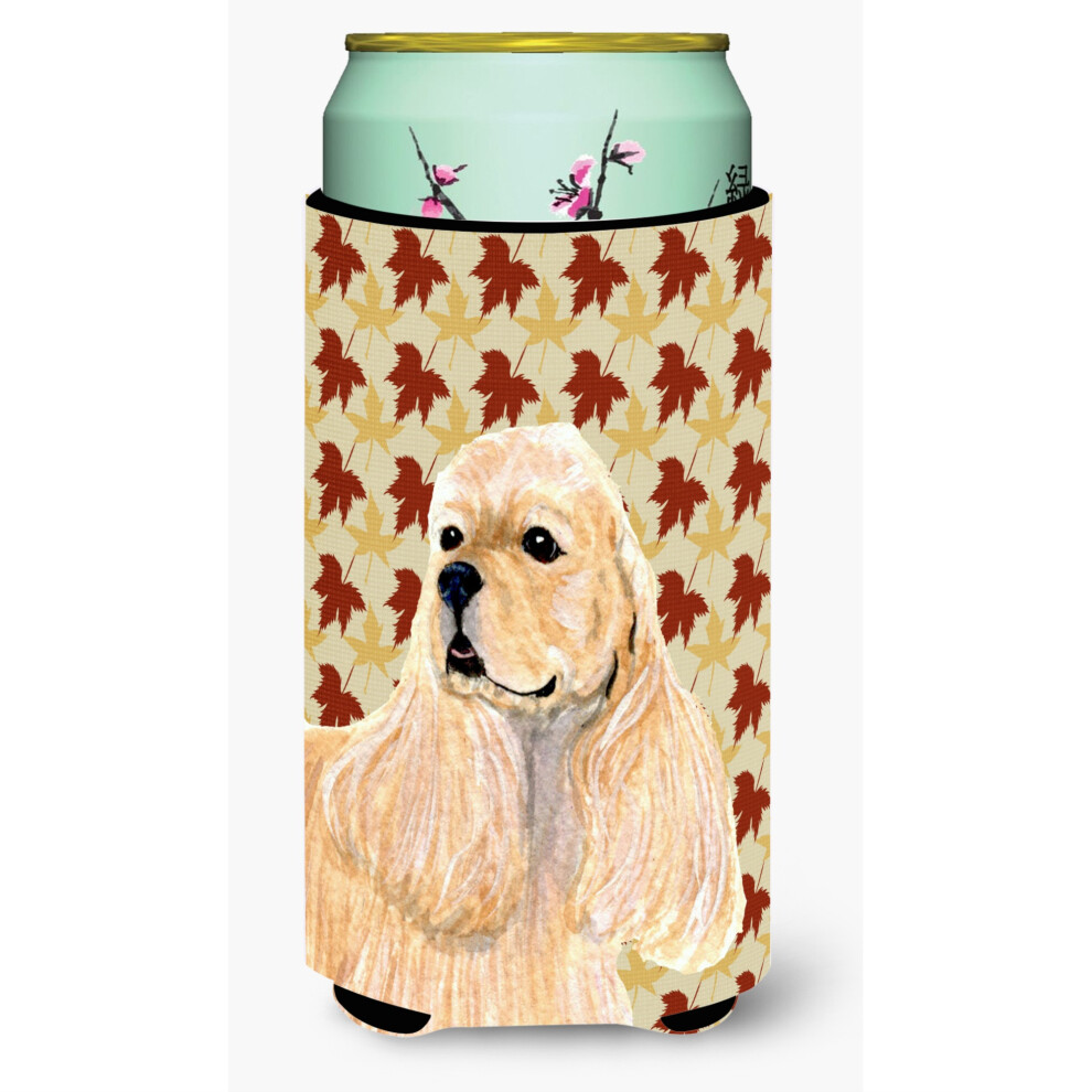 Portrait De Feuilles D'automne De Cocker Spaniel, Grand Gar On, Isolant Pour Boissons, Isolant Pour Boissons, Hugger-image