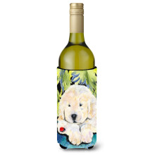 Golden Retriever Wine Bottle Beverage Insulator Beverage Insulator Hugger SS8271LITERK