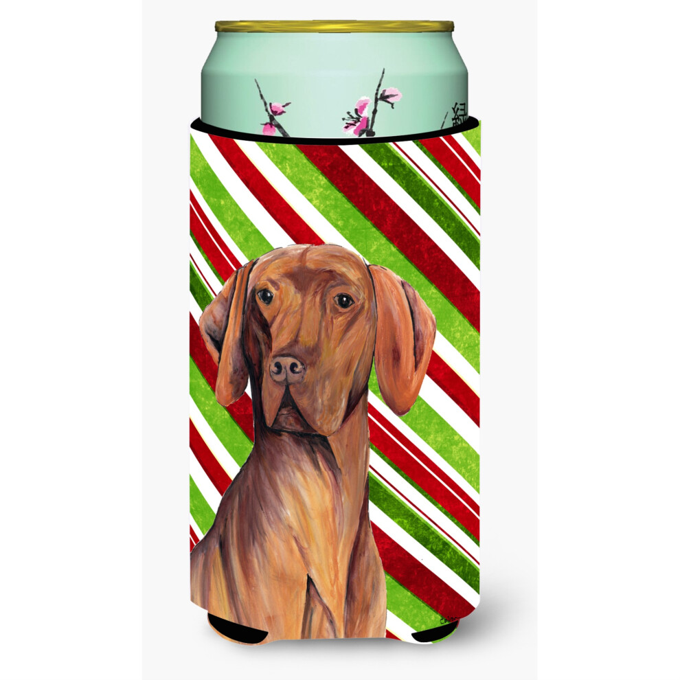 Vizsla Candy Cane Holiday Christmas Tall Boy Isolateur De Boisson Isolateur De Boisson Hugger-image