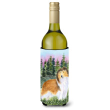 Sheltie Wine Bottle Beverage Insulator Beverage Insulator Hugger SS8321LITERK