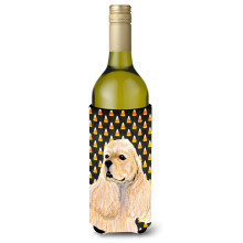 Cocker Spaniel Halloween Portr?t Vinflaske Beverage Insulator Beverage Insulator Hugger SS4315LITERK