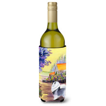 Keeshond Wine Bottle Beverage Insulator Beverage Insulator Hugger SS8452LITERK