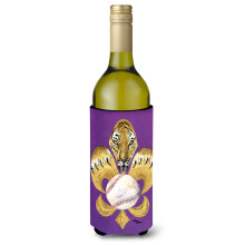 Tiger Fleur de lis Baseball Vinflaske Drikisolator Drikisolator Hugger