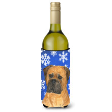 Bullmastiff Vinter Snefnug Ferie Vinflaske Drik Isolator Drik Isolator Hugger