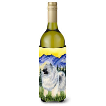 Keeshond Wine Bottle Beverage Insulator Beverage Insulator Hugger SS8323LITERK