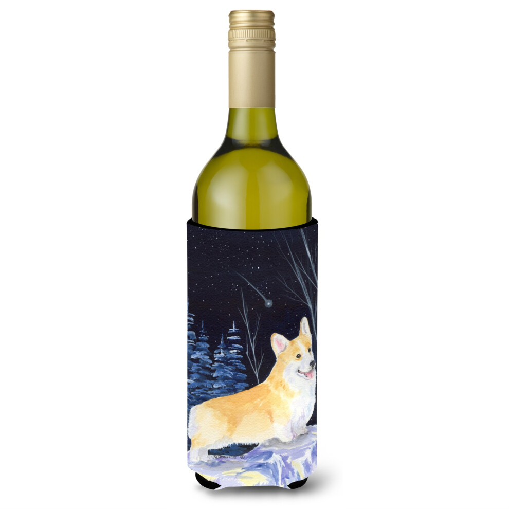 Isolateur De Bouteille De Vin Corgi Starry Night-image