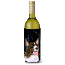 Starry Night Corgi vinflaske Drikisolator Drikisolator Hugger SS8387LITERK