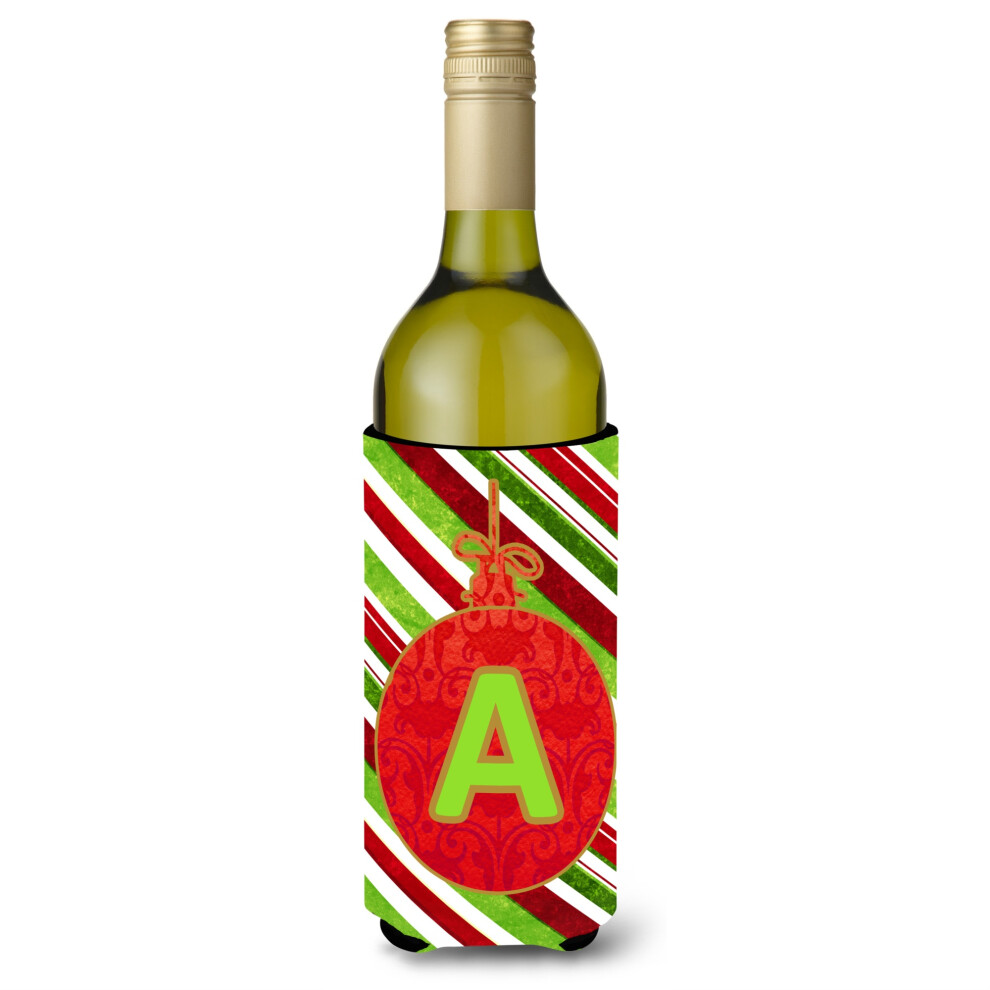 Adorno Navide O, Letra Inicial De Vacaciones A, Aislante Para Bebidas, Para Botellas De Vino, Aislante Para Bebidas-image
