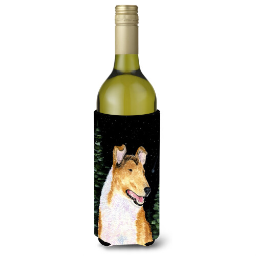 Starry Night Collie Glat vinflaske Drikisolator Drikisolator Hugger