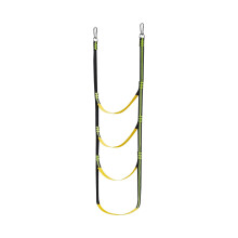 Multipurpose Folding Ladder Outdoor Climbing Stick Assist With Reflective Strip Design Nylon Soft Ladder For Easy Boarding Kayak