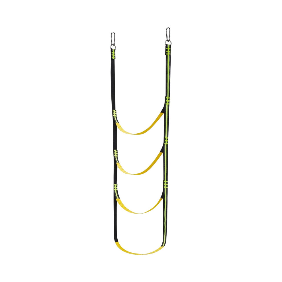 Multipurpose Folding Ladder Outdoor Climbing Stick Assist With Reflective Strip Design Nylon Soft Ladder For Easy Boarding Kayak 6039318180283