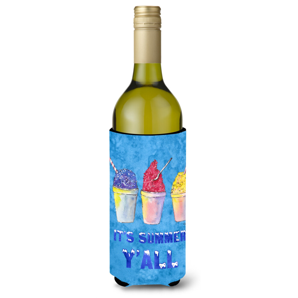 Schneeb Lle Und Schneekegel Weinflasche Getr Nkeisolator Getr Nkeisolator Hugger-image