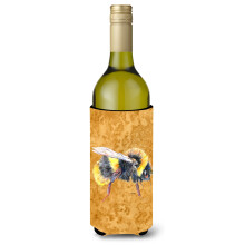 Bee on Gold Wine Bottle Beverage Insulator Beverage Insulator Hugger