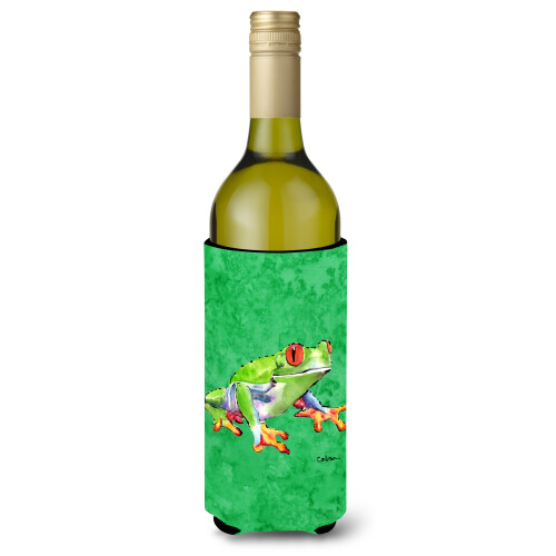 Green Tree Frog Wine Bottle Beverage Insulator Beverage Insulator Hugger
