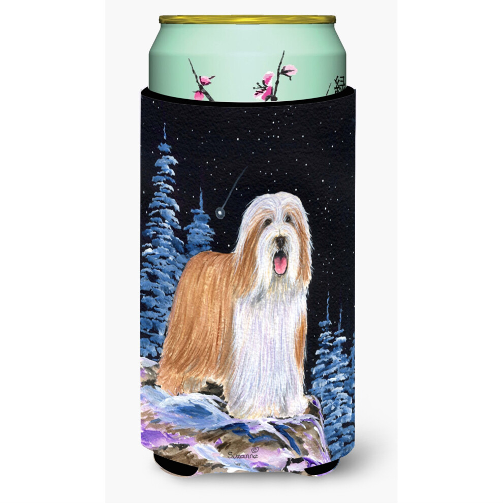 Sternennacht Bearded Collie Tall Boy Getr?Nkeisolator Getr?Nkeisolator Hugger-image