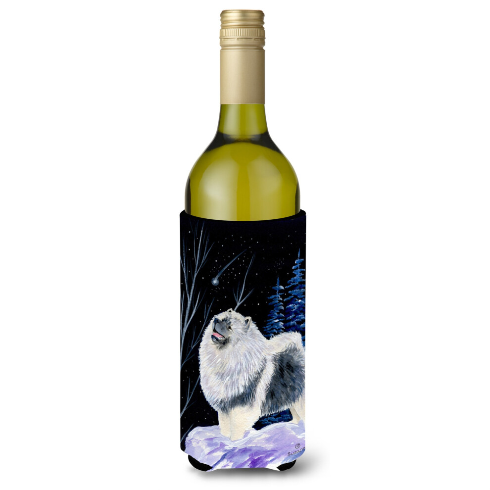 Aislante Para Botellas De Vino Starry Night Keeshond SS8357LITERK-image