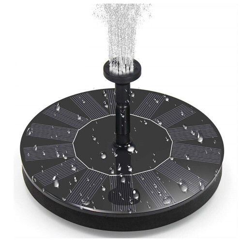 (1W) Solar Powered Fountain | Solar Bird Bath Pump