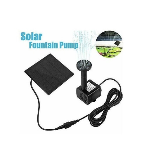 Gacloz Solar Panel Powered Water Plants Pump Pool Pond Fountain