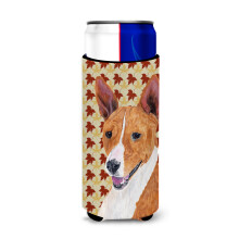 Basenji Fall Leaves Portrait Ultra Beverage izoltory pro tenk plechovky SC9227MUK