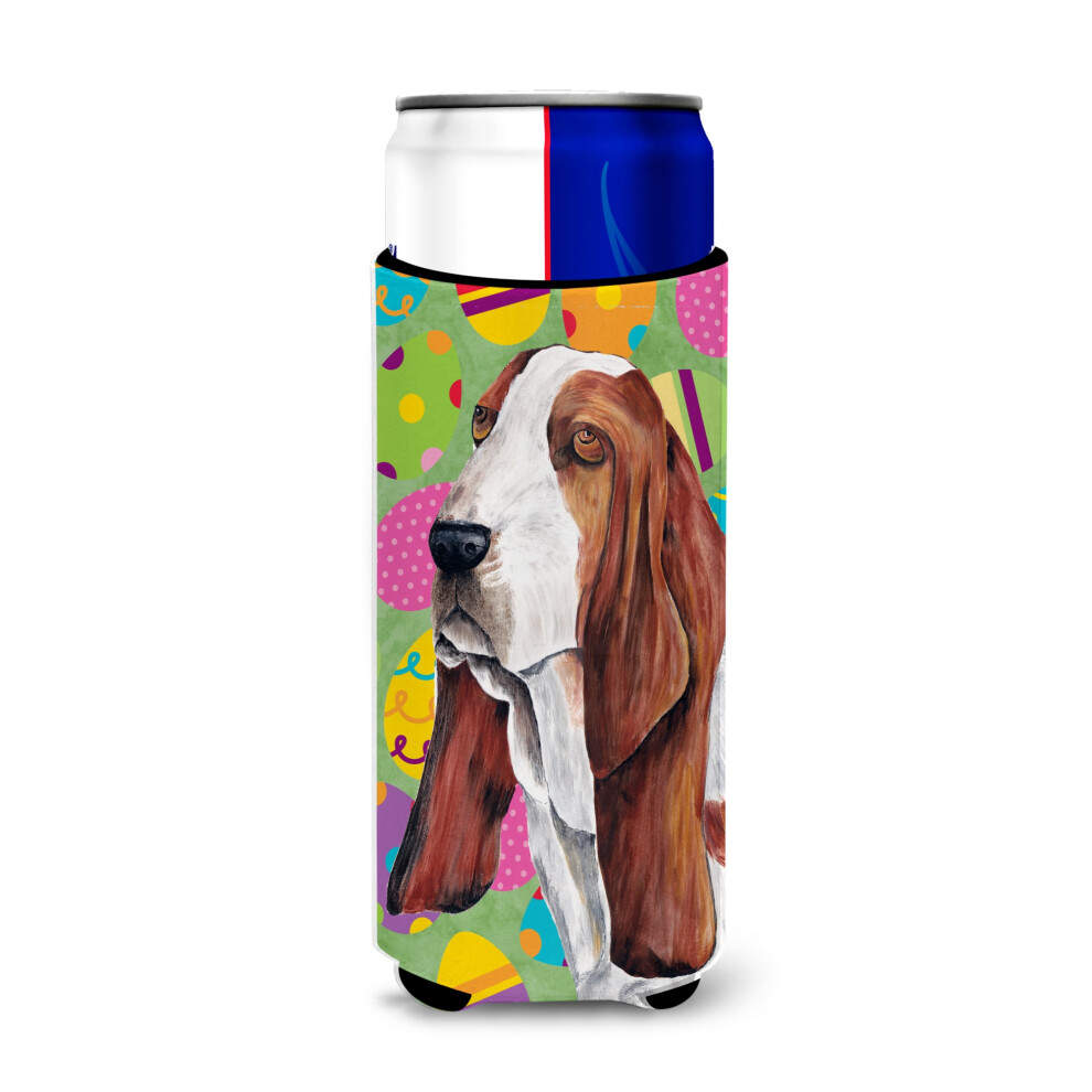 Basset Hound Easter Eggtravaganza Ultra-Getr Nkeisolatoren F R Schlanke Dosen SC9452MUK-image