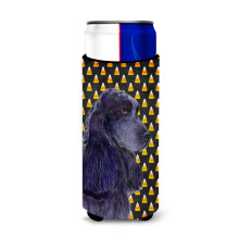 Cocker Spaniel Candy Corn Halloween Portrait Ultra Beverage Insulators for slim cans SS4264MUK