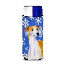 Whippet Winter Snowflakes Holiday Ultra Beverage izoltory pro tenk plechovky LH9283MUK