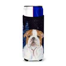 Izolatory na napoje Starry Night Buldog Angielski Ultra do puszek slim SS8447MUK
