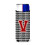 Monogram - Houndstooth Letter V Ultra Beverage Isolatorer til slanke d?ser CJ1021-VMUK 1