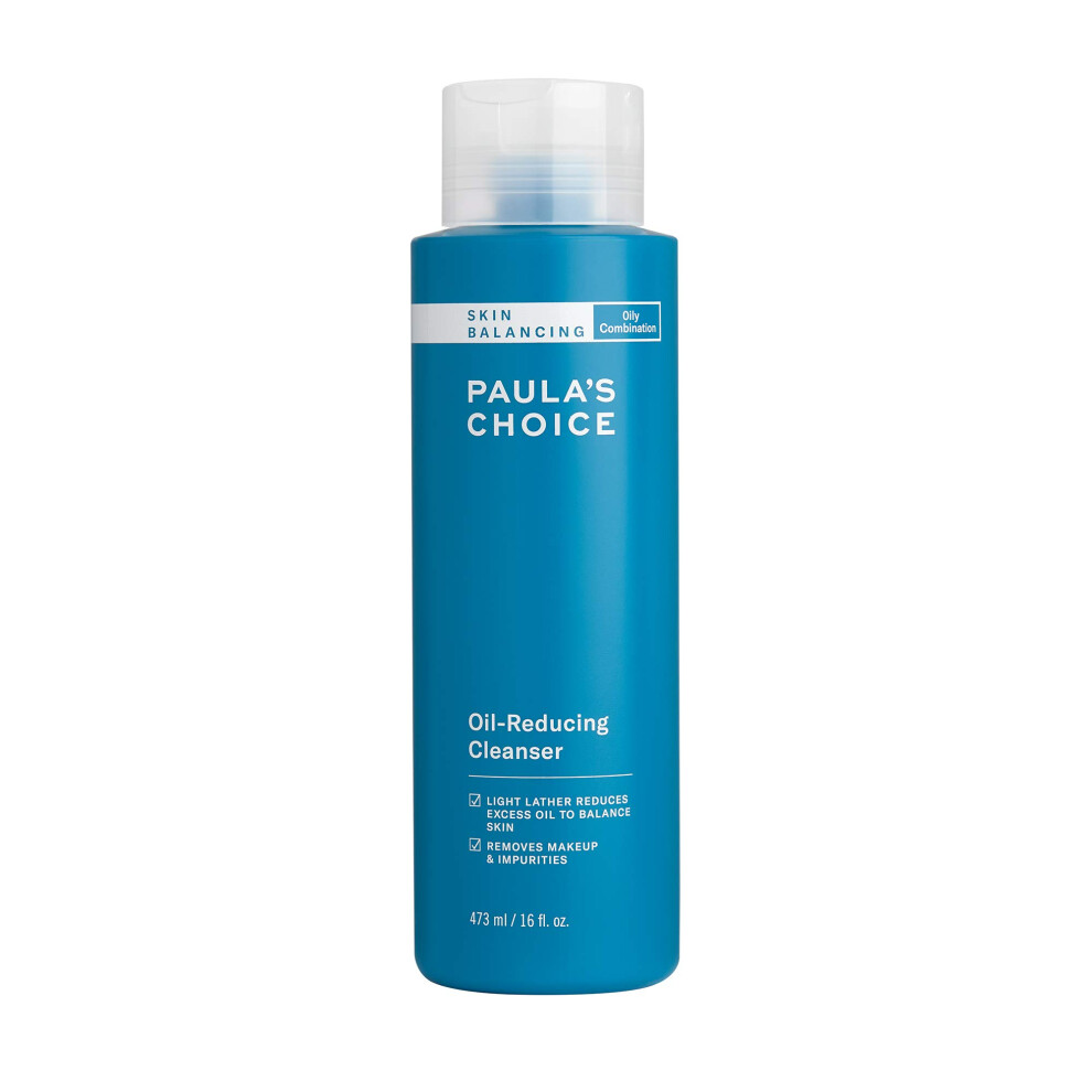 Paula's Choice SKIN BALANCING Oil-Reducing Cleanser with Aloe  Face Wash for Oily Skin & Large Pores  16 Ounce