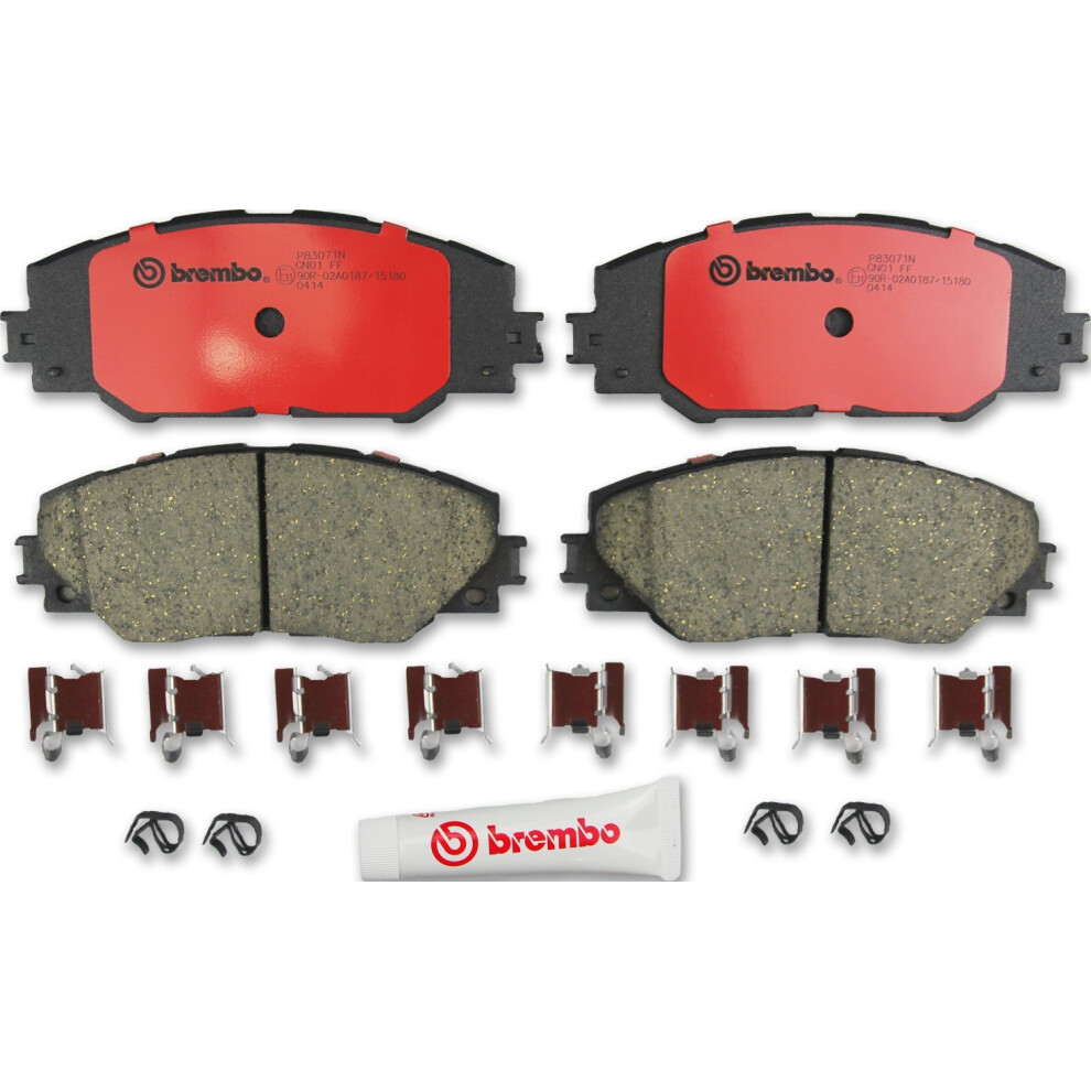Brembo P83071n Premium Ceramic Front Disc Brake Pad Set Scion/Toyota/Toyota (Faw)/Toyota (Gac) Oe# 0446542150