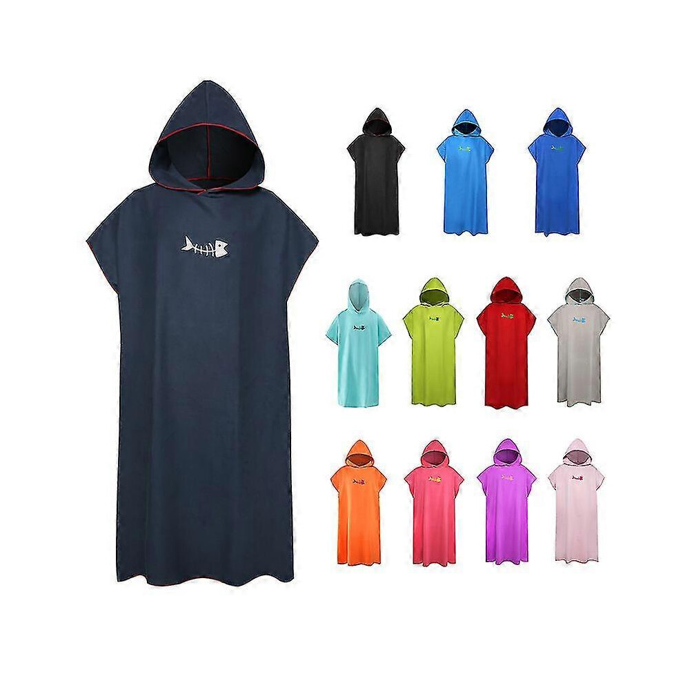 (Orange)Microfibre Plage Séchage Rapide Cape Serviette de Plage Adulte Couverture de Plage Serviette de Bain Serviette de Natation