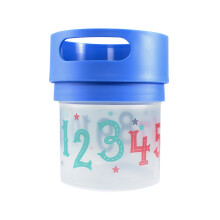 Munchie Mug, modr    poh   r odoln    voci rozliatiu, 355 ml, vyroben    v USA