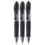 Pilot Pilot G2 Pixie Μαύρο Rollerball Στυλό 0.7mm Nib Tip 0.39mm Γραμμή Πλάτους Mini Gel Ink Retractable 207 (Συσκευασία 3) 1
