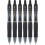 Pilot Pilot G2 Pixie Μαύρη Rollerball Pen 0.7mm Nib Tip 0.39mm Line Width Mini Gel Ink 207 (Συσκευασία 6) 1