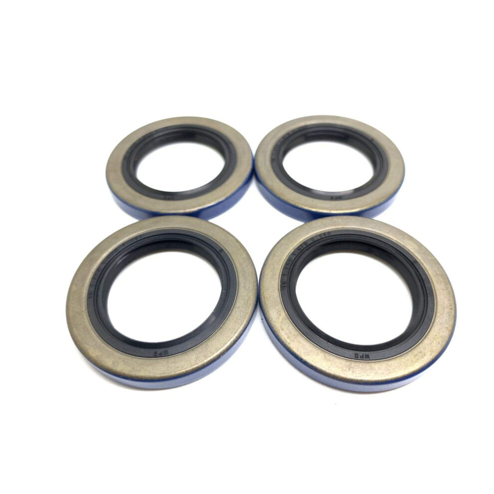 Pack Of 4 Wps Tm Trailer Axle Hub Wheel Grease Seals 12192Tb Double Lip 1.249'' X 1.983'' For 2000-2200# Axles 658551367037