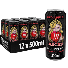 Monster Bad Apple Energy Drink Cans Bulk Buy 12 x 500ml