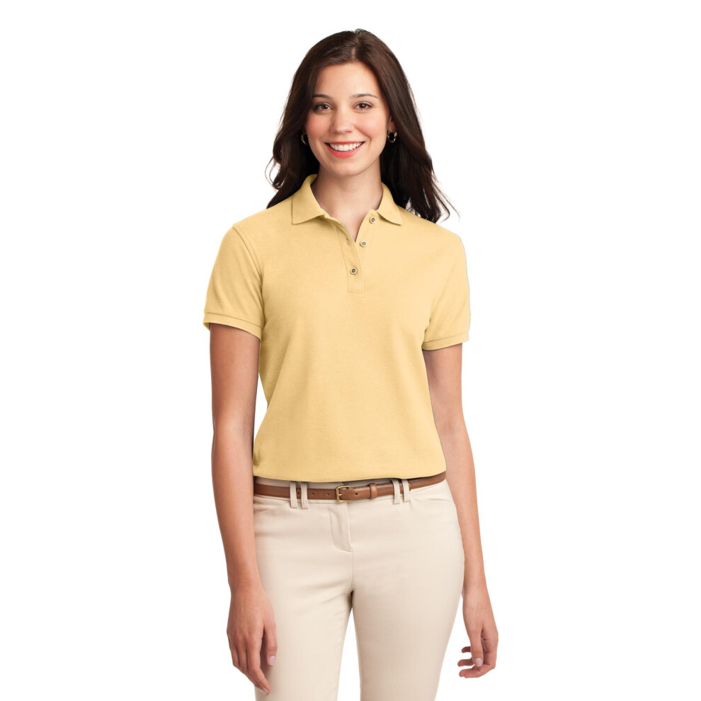 Port Authority Dames Silk Touch Polo Xxl Banana-image