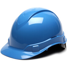 Pyramex Safety Ridgeline Schutzhelm 4pt mit Glide Lock Hellblau HP44162