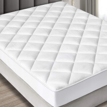 MAXI TWIN XL SALTRES SALTRES PAD - Luxurious Cotton Sateen Protector - Coperta de saltea moale confortabila ?i respirabila - placa pentru saltea