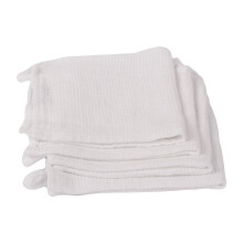 LinenMe Waschlappen, 4 St ck, 100 % Leinen, 30,5 x 30,5 cm, optisches Wei