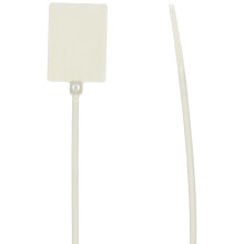 Morris 20361 Marker Nylon buntband med 18-pund draghllfasthet 5-1/8-tums lngd vit 100-pack