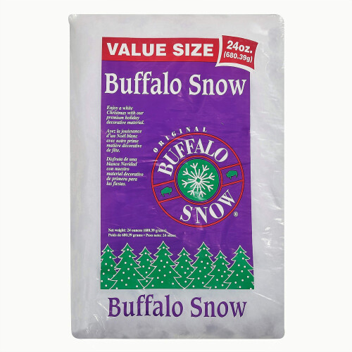 Buffalo Snow Fluff Jul Decoration Polyester 1 PK