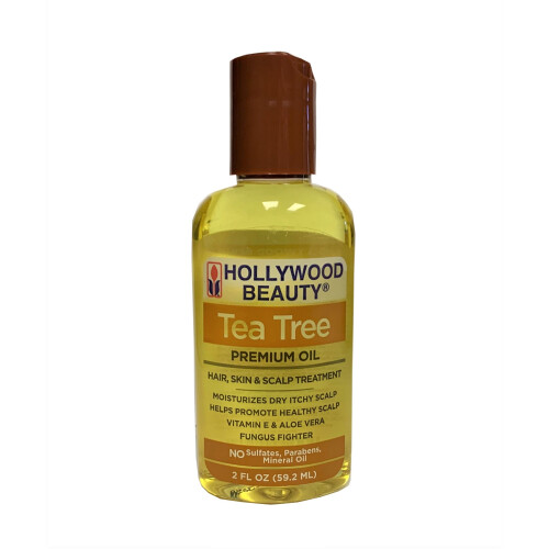 Λάδι τεϊόδεντρου Hollywood Beauty 2 ουγγιές (59ml) (2 συσκευασίες)