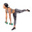 ProsourceFit Set van 2 Neopreen Halters met Antislip Grip Groen - 9LB 5